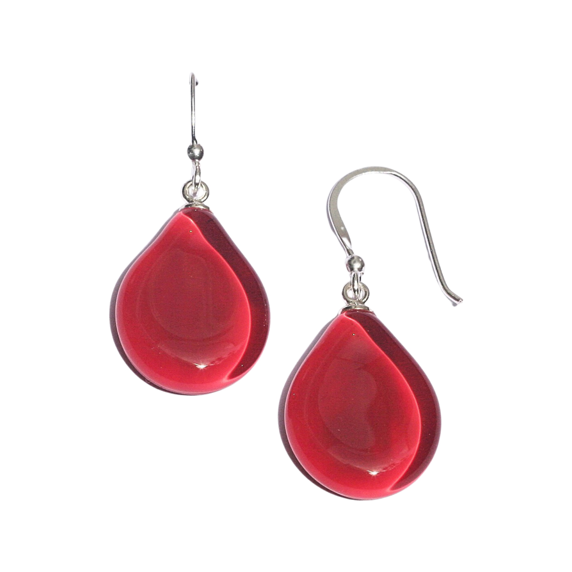 Natural Red Imperial Jasper Teardrop Dangle Earrings Red Gemstone Drop  Earrings | eBay